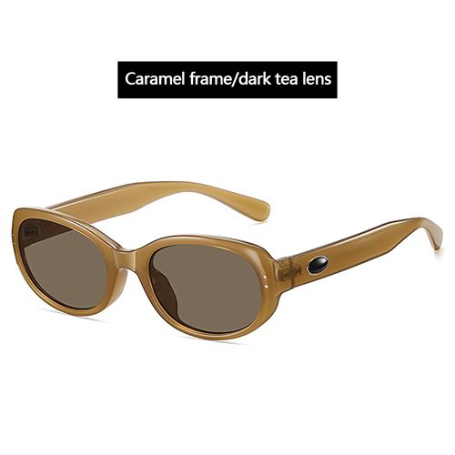 Retro Oval Sunglasses for Men & Women – UV400 Protection, 6 Colors, Lightweight PC Frame, Trendy Shades for Vacation, Fashion, Party, Casual Wear, 90s Aesthetic Unisex Eyewear