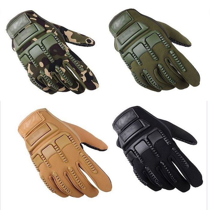 Outdoor Tactical Gloves Full finger for Men   Anti-Slip Grip for Motorcycle Riding Work and Sports Protection Windproof