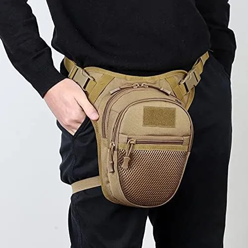 Oxford Drop Leg Bag For Men Hip Bum Belt Fanny Pack Waist Travel Riding Motorcycle Crossbody Shoulder Bags drop leg bag