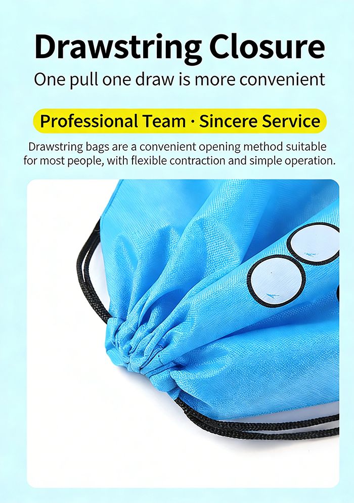 Children's drawstring backpack, gym swimming bag, girls and boys, reusable birthday candy bag drawstring gift pack