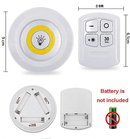 Wireless LED Puck Lights, Under Cabinet Lighting, LED Motion Sensor Light Indoor, LED Pat Lights, Cabinets, Wardrobes, Hallway Bedroom Corridor Cabinet Lights