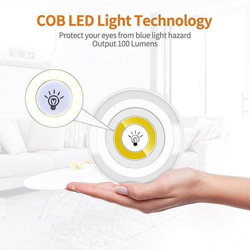 Wireless LED Puck Lights, Under Cabinet Lighting, LED Motion Sensor Light Indoor, LED Pat Lights, Cabinets, Wardrobes, Hallway Bedroom Corridor Cabinet Lights