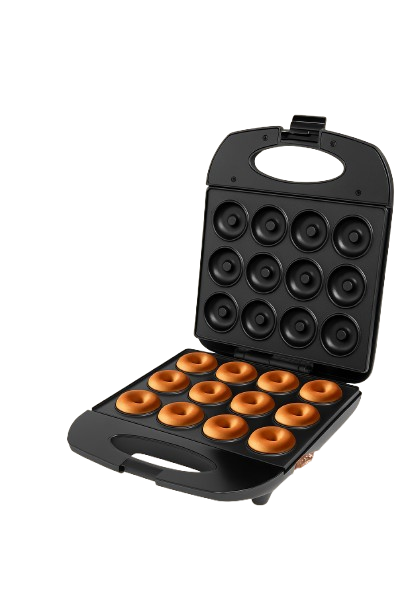 Sokany 12-Slot Donut Maker Machine – Electric Non-Stick Donut Baking Maker SK-821 with Quick Heating, Easy Cleaning & Indicator Lights – Perfect for Homemade Donuts