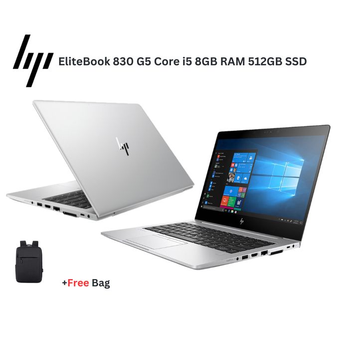HP Refurbished EliteBook 830 G5 Core I5 8GB 256GB SSD 13.3" 7th Gen Slim Laptop