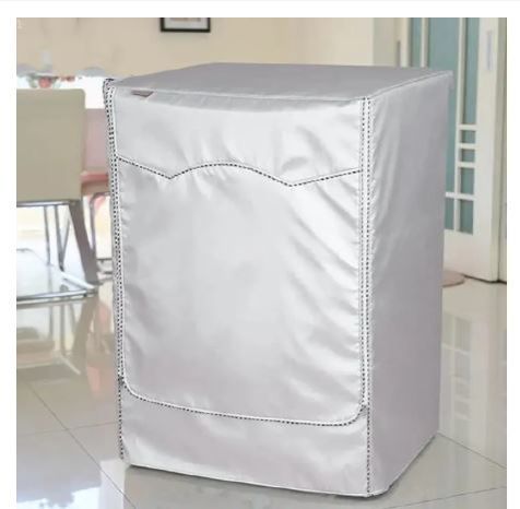 Front Load - Washer and Dryer Covers(Silver), Portable Washer Cover with Zipper Design Dustproof Waterproof Laundry Covers for Washer and Dryer, Cover Durable Cover Supports Machine upto 12kg .