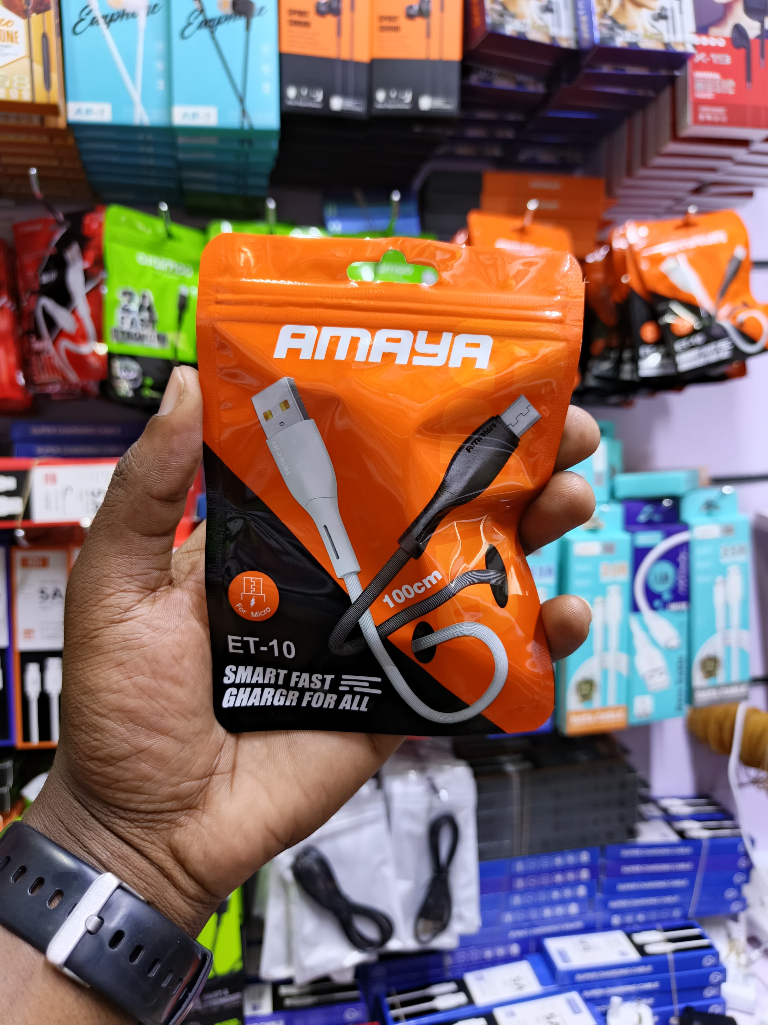 Amaya Type C Cables ET 11-Fast Charging USB C Cable Gen3 Type C Charger – 1-Cable Phone Charger for All USBC Devices – High-Speed Cord, Compatible with ALL TYPE C PHONES