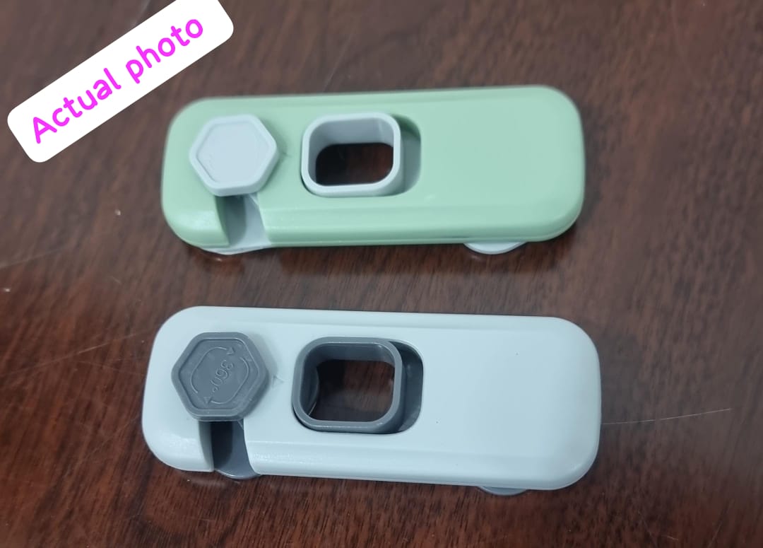Adhesive Child Safety Lock , BabySafeHouse Safety Lock for Cabinet, Drawer, Fridge, Cupboard for Child & Infant Safety, Furniture Latch with 3M Adhesive