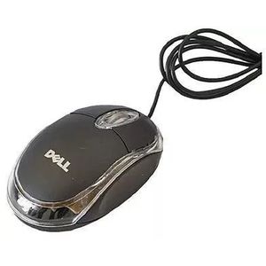 dell Wired Optical Computer Mouse with High Precision Tracking, Ergonomic Design for Comfortable Use, Plug-and-Play USB Connection, Durable Build for Office, School, and Gaming, Smooth Scrolling Wheel