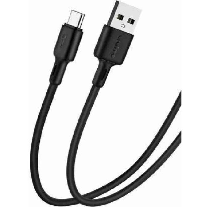 Oraimo USB to C  Fast Charging Cable – Durable, High-Speed USB-C Charger for Android, Tablets, Power Banks, and More with Tangle-Free Design, Reinforced Connectors, and Efficient Data Transfer.