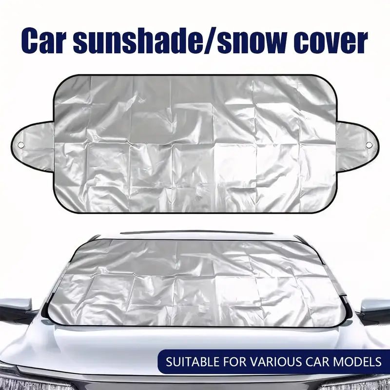 Car Winter & Sunshade Dust Cover – Protective Car Shield, Anti-Dust & Weather Resistant (2 Sizes: 110×154cm, 115×160cm)