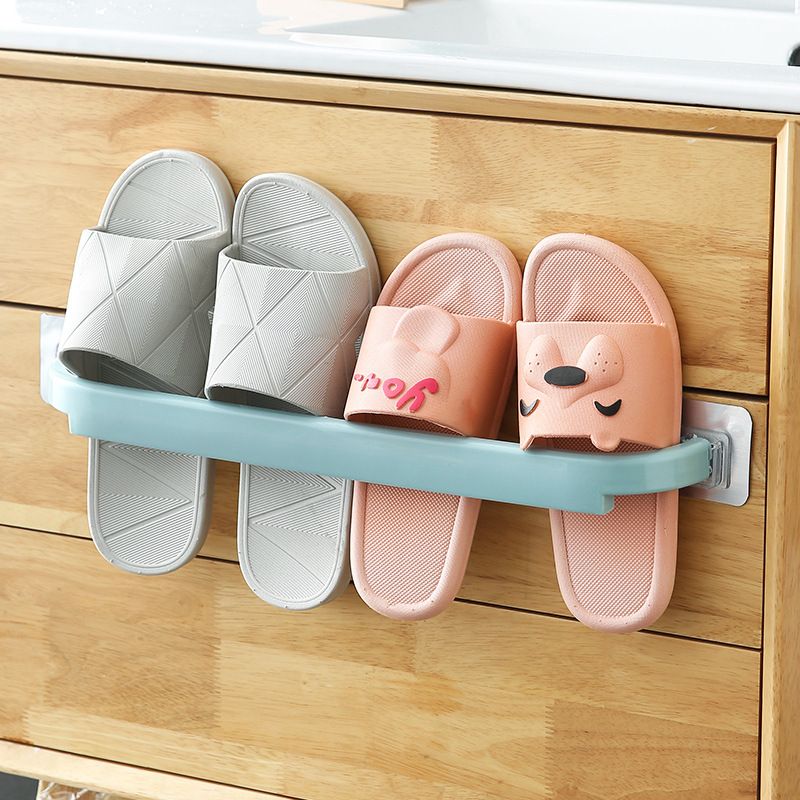 Bathroom & Kitchen Punch-Free Towel Rack – Single Rod Storage Bar for Towels, Rags, Slippers, and Household Organization