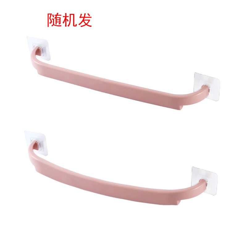 Bathroom & Kitchen Punch-Free Towel Rack – Single Rod Storage Bar for Towels, Rags, Slippers, and Household Organization