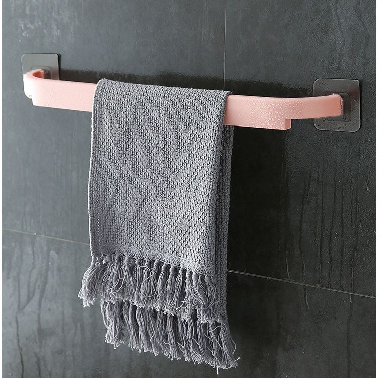 Bathroom & Kitchen Punch-Free Towel Rack – Single Rod Storage Bar for Towels, Rags, Slippers, and Household Organization