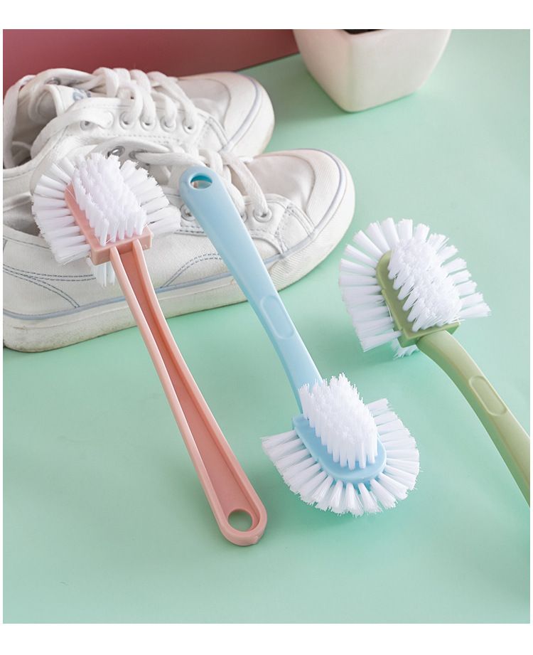 Full-Angle Five-Sided Shoe Brush – Multi-Functional Double-Sided Shoe Cleaning Brush with Hard & Soft Bristles