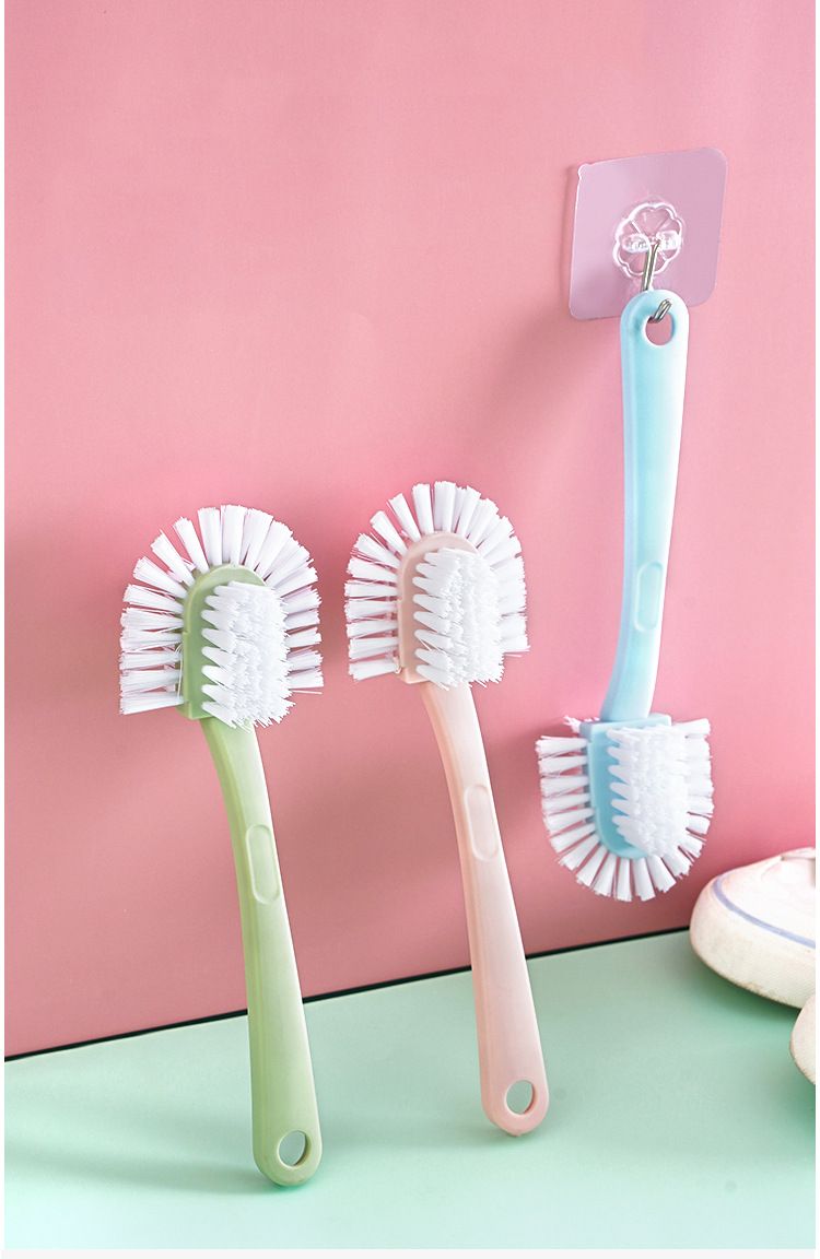 Full-Angle Five-Sided Shoe Brush – Multi-Functional Double-Sided Shoe Cleaning Brush with Hard & Soft Bristles