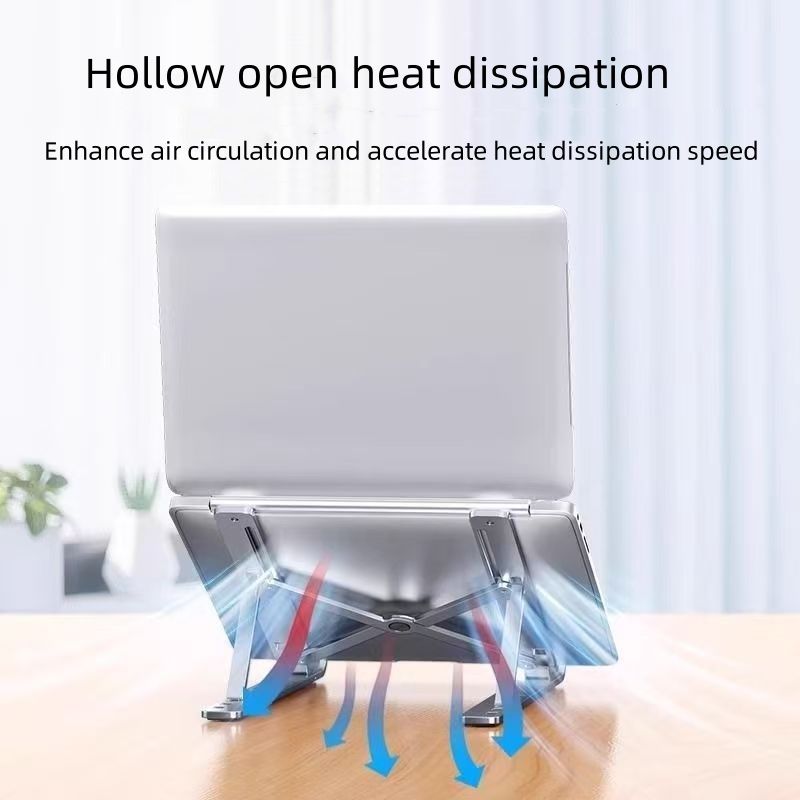 New Arrival100% Foldable Aluminum Alloy Laptop Stand Laptop Stand Tablet Stand Fixed Stand Portable Laptop Stand Stand Base Stand Adjustable Stand Cooling Stand