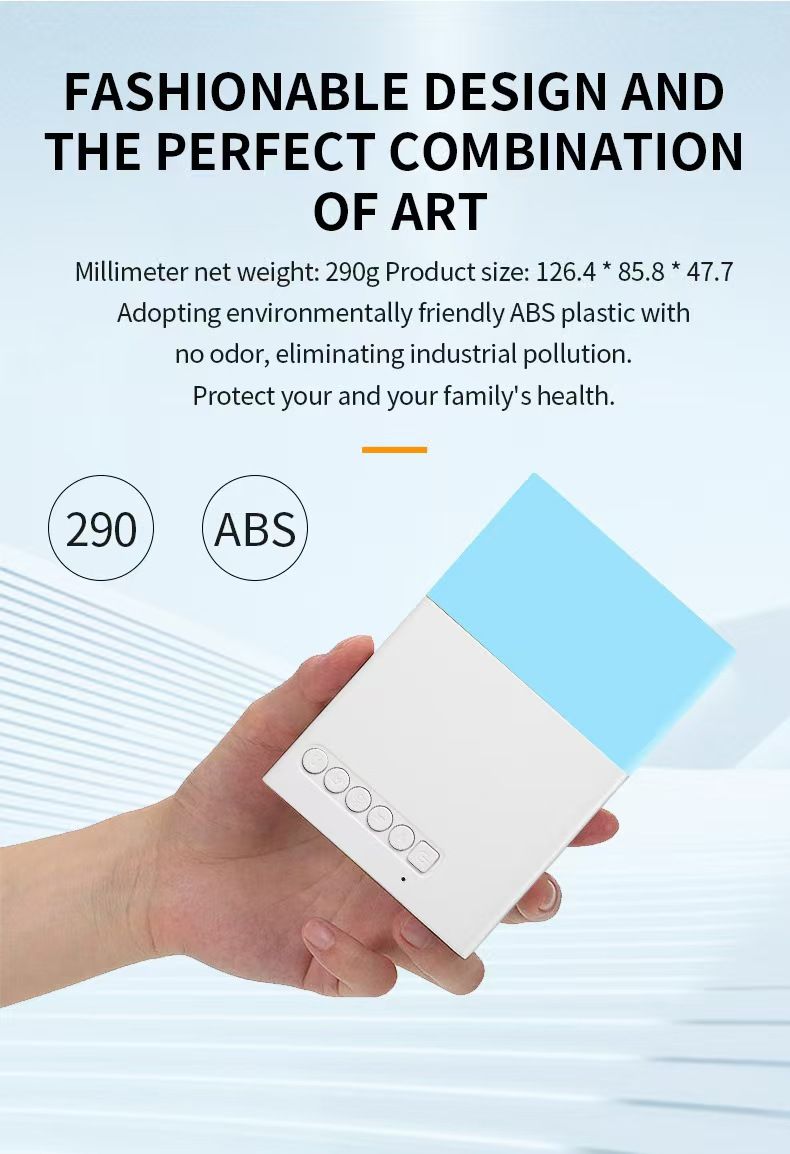 New ArrivalMini projector, Meer portable Pico full-color LED LCD video projector, for videos, TV movies, party games, outdoor entertainment, equipped with HDMI USB AV interface and remote control