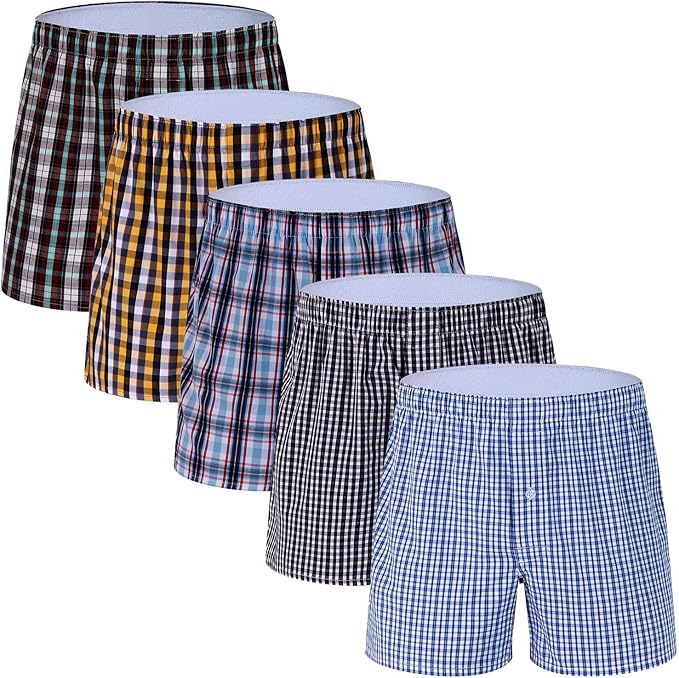 Jockey Men's Underwear Classics Full Cut 5" Boxer - 3 Pack