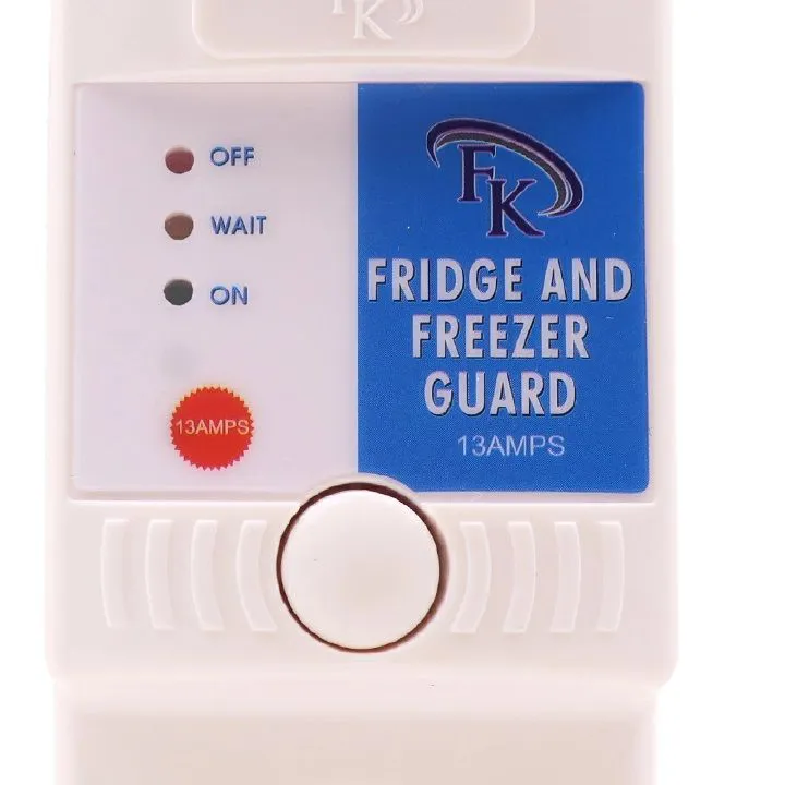 White Fridge Guard FK 13A Fridge Guard Electronics Blue Low Voltage Stabilizer Default Surge Protector Voltage Protector for Home Appliances High