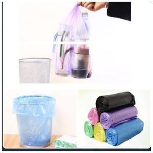 5 Rolls 100Pcs Small Trash Bags Garbage Bags Trash Liners.Made from High-quality PE material to guarantee a glossy surface, and no odor.
Good toughness, strong bearing capacity, anti-leakage design, n
