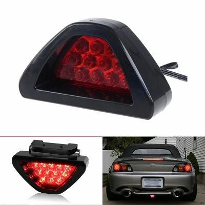 F1 Triangle Style Light Car Pilot Stop Safety Lights Sporty Rear Brake Light Auto Tail Warning Brake Signal Lamp