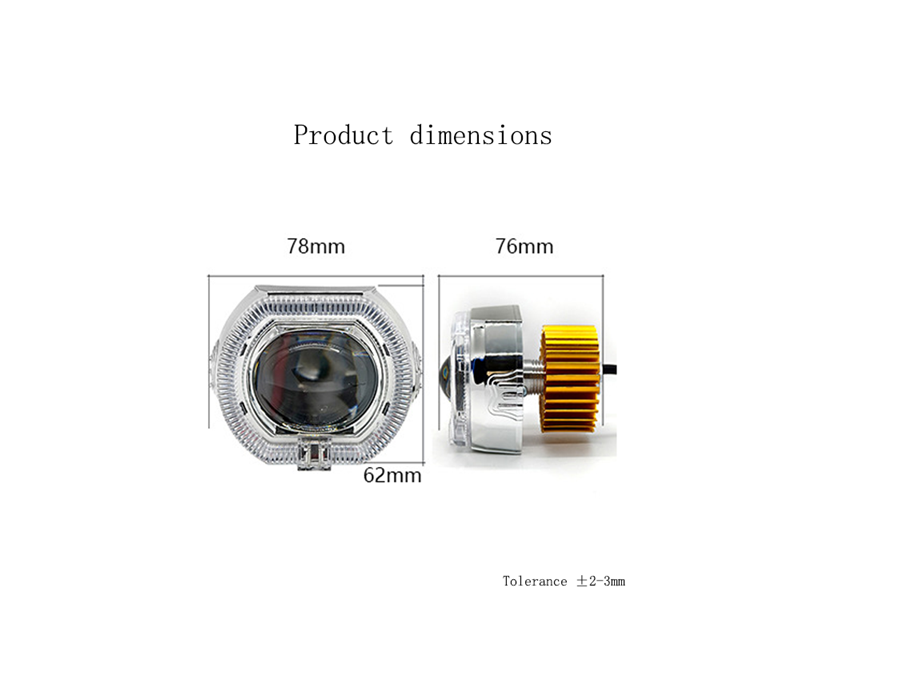 2.5 Inch Mini Bi Projector Lens