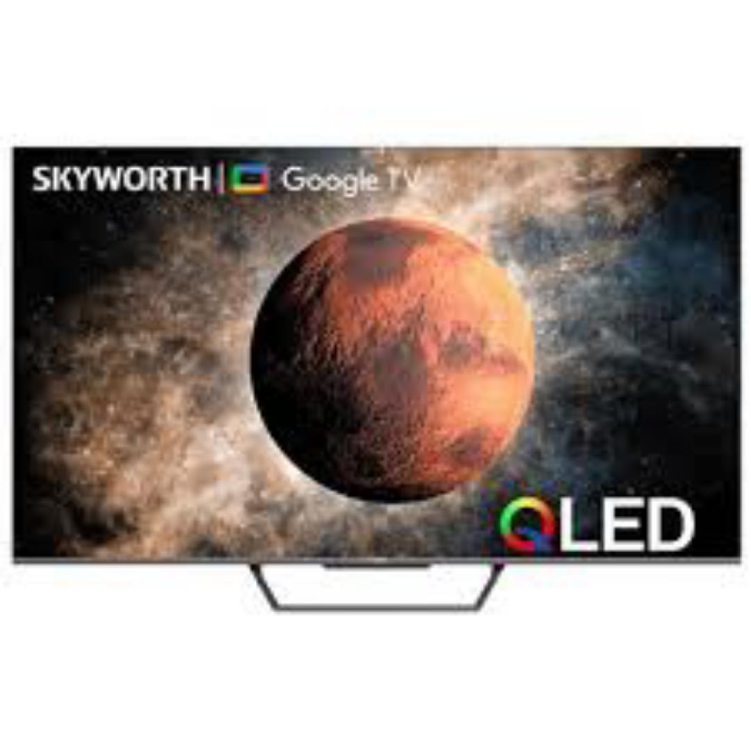 Skyworth 50Q6500G, 50-inches 4K QLED 2024 Frameless Google TV, Black (1YR WRTY).VIVID QUALITY PICTURE AND VIDEO QUALITY