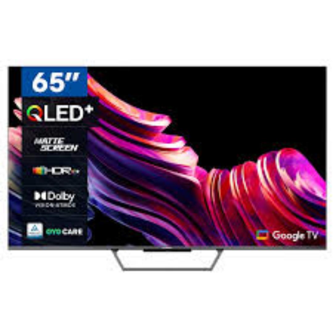 Skyworth 65" Inch 65Q6500G 4K UHD QLED Smart Google Android TV, Netflix, Prime Video, Youtube Television + Tv guard and Wall bracket -1 Year Warranty