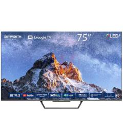 SKYWORTH 75" INCH 75Q6800H 4K UHD QLED SMART GOOGLE ANDROID TV, NETFLIX, PRIME VIDEO, YOUTUBE TELEVISION WITH FREE TV GUARD AND WALL BRACKET -1 YEAR WARRANTY