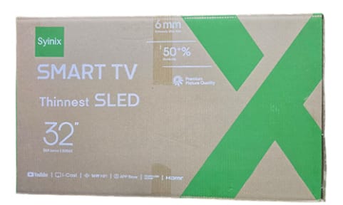 Best price for Synix 32-Inch Frameless Smart Android TV (Thinnest SLED ...