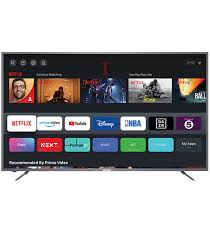 Vision Plus 75" 4K -VP8877Kv LATEST VIDAA SMART TV with VOICE CONTROL,WI-FI,NETFLIX