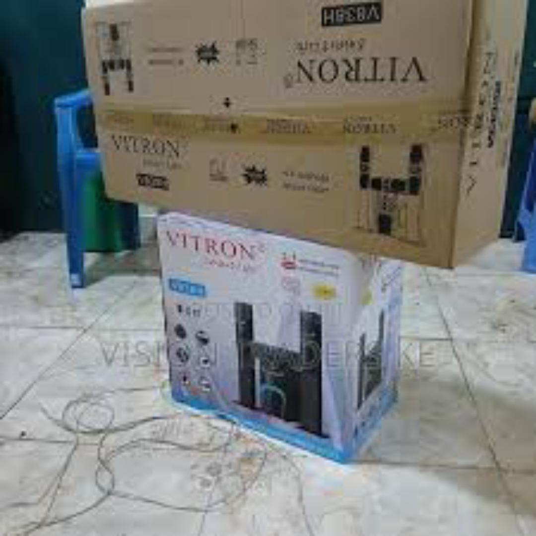 Vitron 3.1CH X-Bass Speaker System AC/DC Subwoofer Bluetooth Woofer Home Theatre System with Remote Control 10000W MP3 Player FM USB SD V838H [3 Speakers in Total]