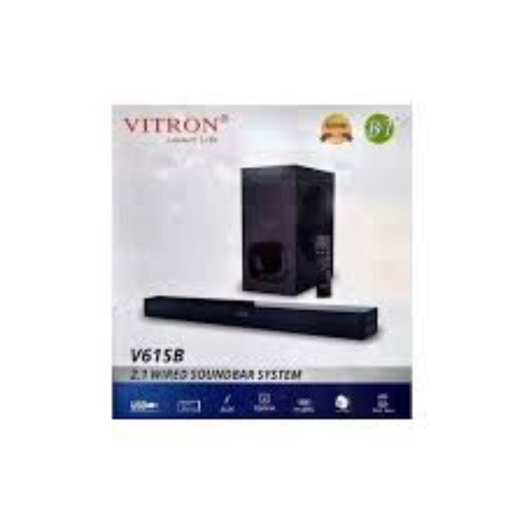 Vitron Soundbar V61SB Remote 12000W PMPO Bluetooth Aux/ Optical