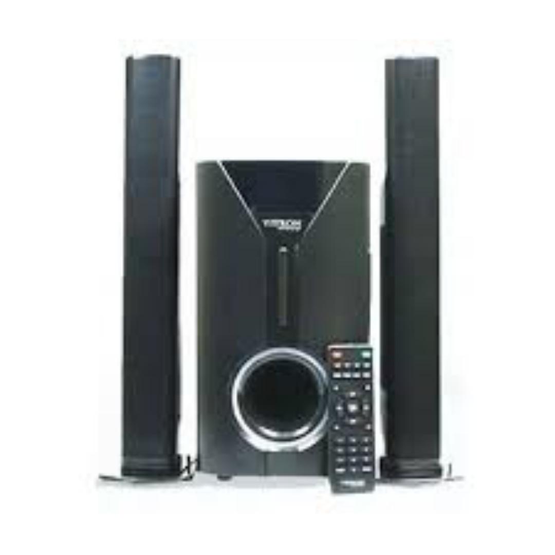 Vitron V527 2.1CH 9000W Multimedia Bluetooth Woofer Speaker System Subwoofer Soundbar BT/USB/SD/FM,COMES WITH A ONE YEAR WARRANT,COMPATIBLE WITH LAPTOP,TV,COMPUTERS.A GOOD AND UPGRADED MUSIC SYSTEM