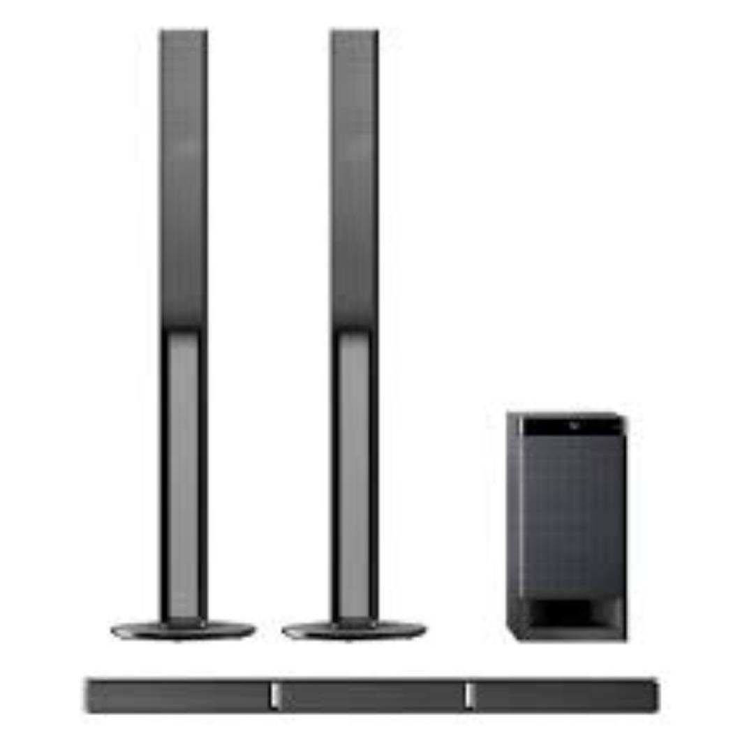 Sony HT-S700RF Real 5.1ch Dolby Audio Soundbar for TV with Tall boy Rear Speakers & Subwoofer, 5.1ch Home Theatre System (1000W, Bluetooth & USB Connectivity,HDMI & Optical Connectitvity)