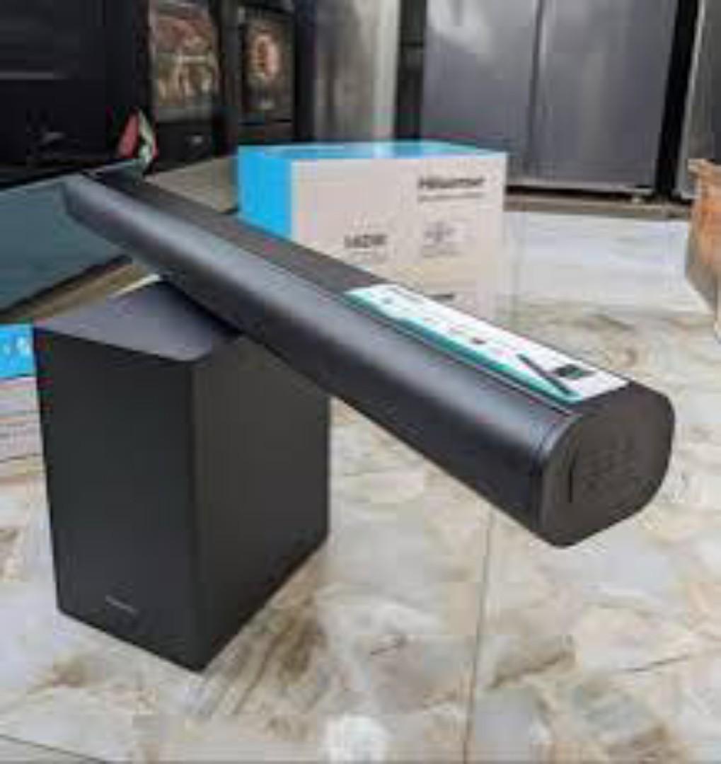 HISENSE HS1800 2.1CH SOUNDBAR WITH WIRELESS SUBWOOFER 140W BLUETOOTH  SPEAKER WITH  REMOTE-1 YEAR WARRANTY