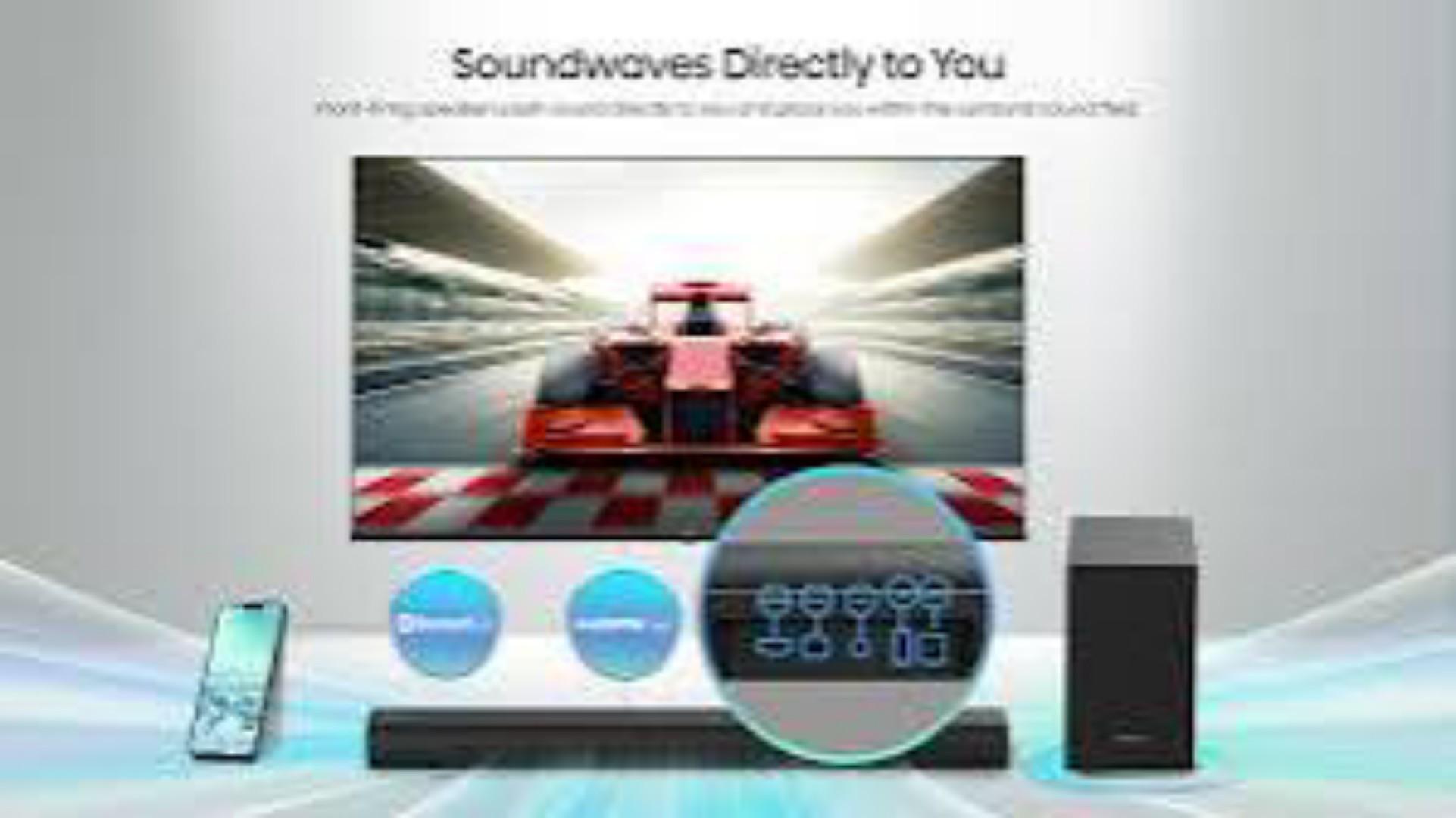 HISENSE HS1800 2.1CH SOUNDBAR WITH WIRELESS SUBWOOFER 140W BLUETOOTH  SPEAKER WITH  REMOTE-1 YEAR WARRANTY