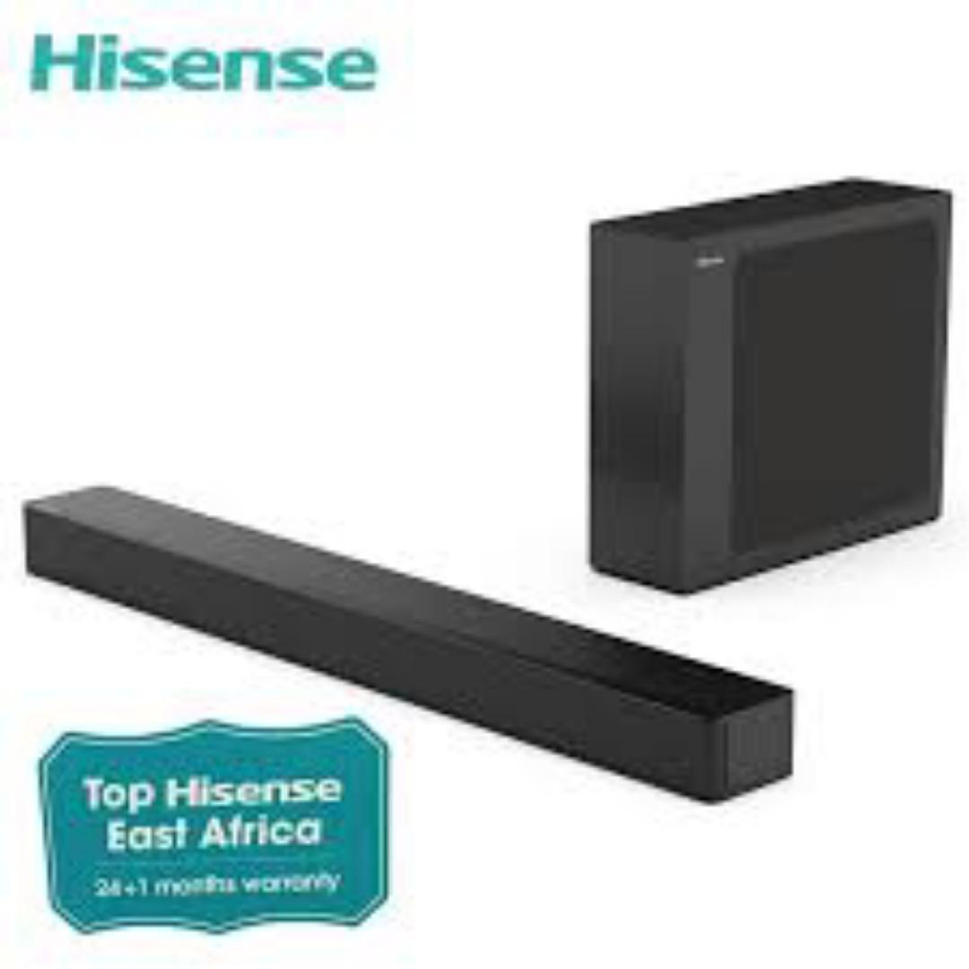 HISENSE HS1800 2.1CH SOUNDBAR WITH WIRELESS SUBWOOFER 140W BLUETOOTH  SPEAKER WITH  REMOTE-1 YEAR WARRANTY