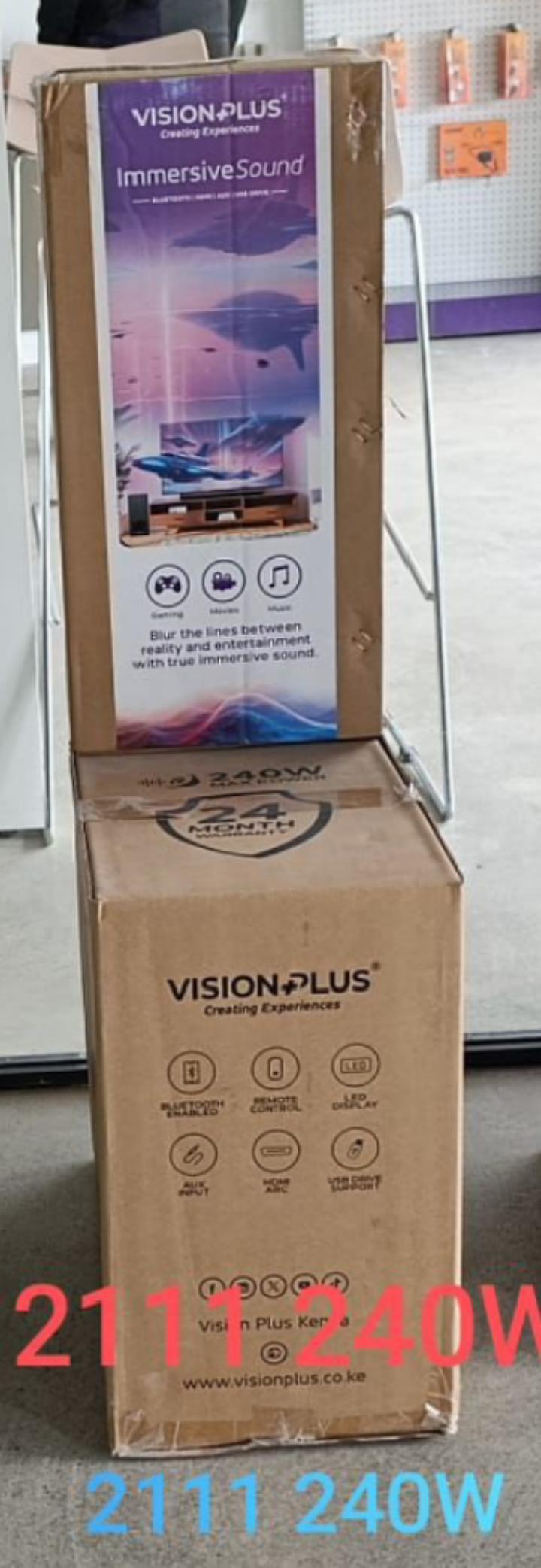 Vision Plus VP2111SB Soundbar  Immersive Sound 2.1CH Sound Bar 240W- 1 year warranty