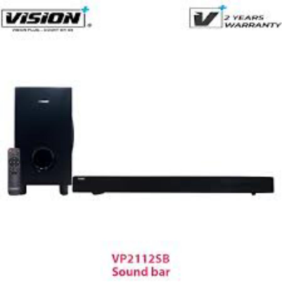 VISION PLUS VP2112SB SOUND BAR SYSTEM Bluetooth, digital FM radio, with USB and audio inputs