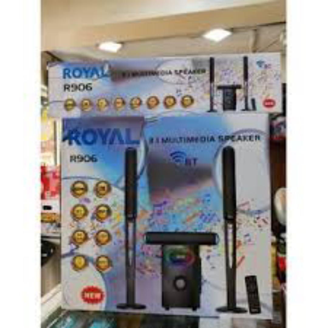 ROYAL R906 3.1CH,BLUETOOTH Tall Boys Speaker System-1 YEAR WARRANTY
