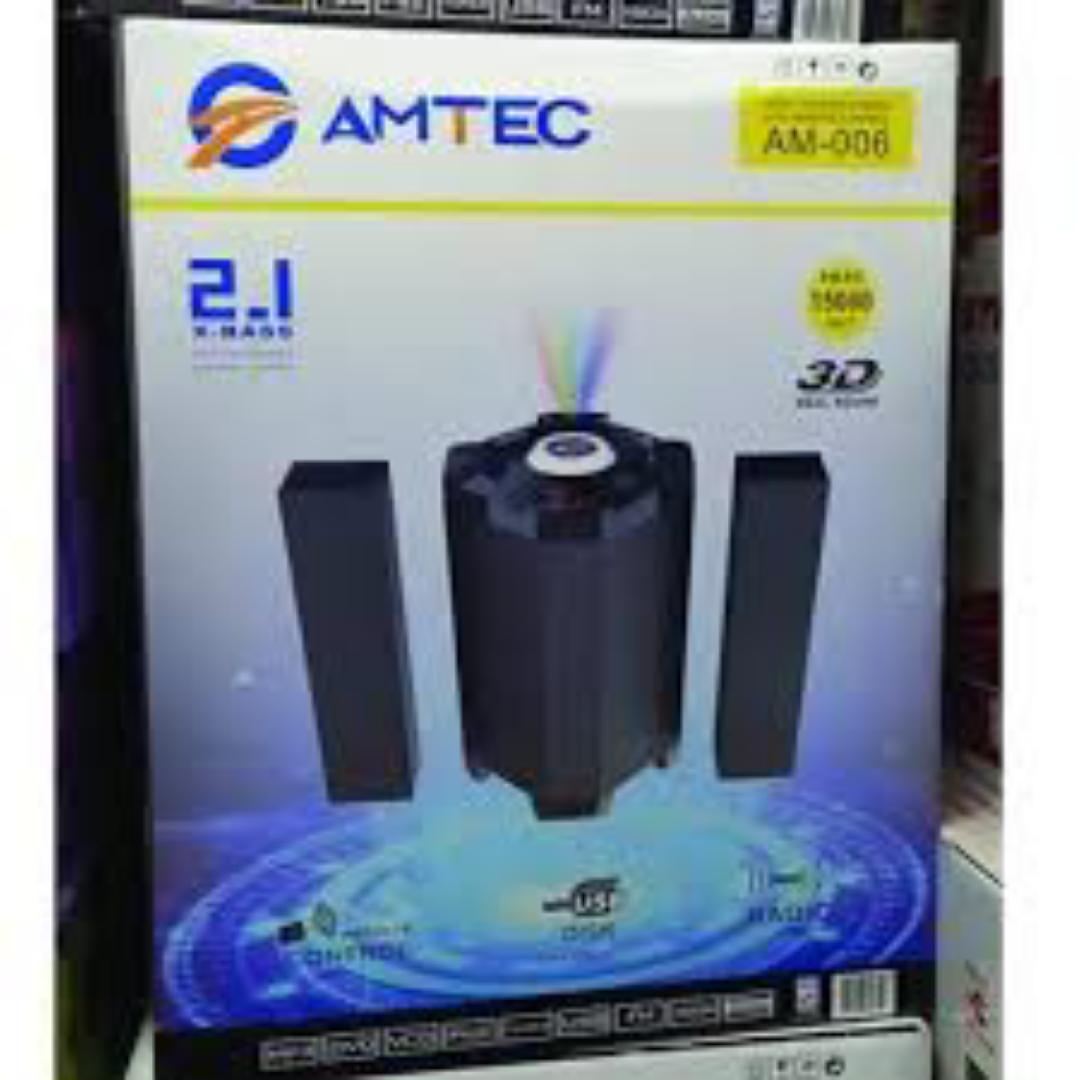Amtec AM-006 15000W X-Bass Sub woofer Multimedia Speaker System-1 year warranty