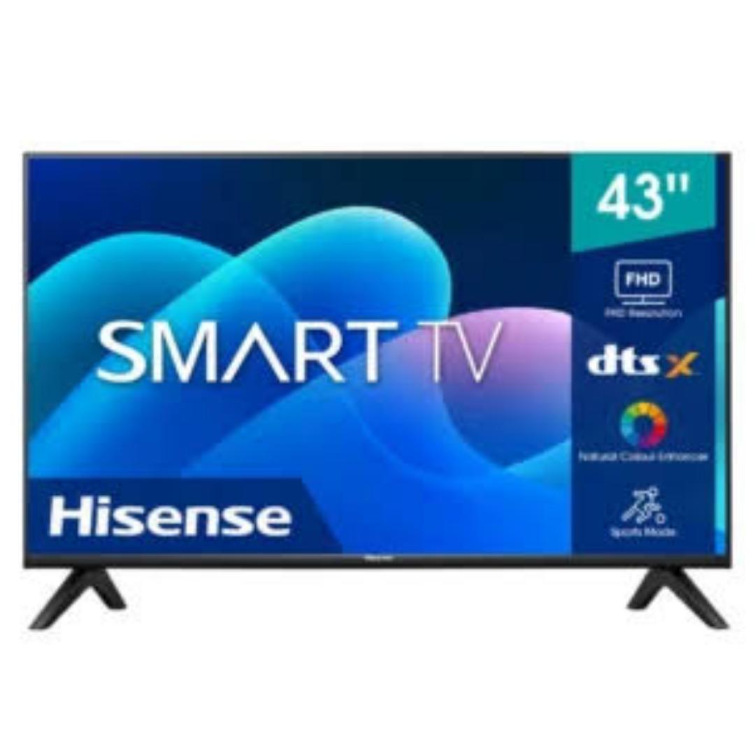 HISENSE 43'' Inch 43A6 SERIES ULTRA HD 4K TELEVISION ,43INCH BLUETOOTH ENABLED TV, WIFI CONNECTIVITY,SMART  , HDR Frameless,Netflix-Youtube LED TV,DOLBY AUDIO,VIDAA OS