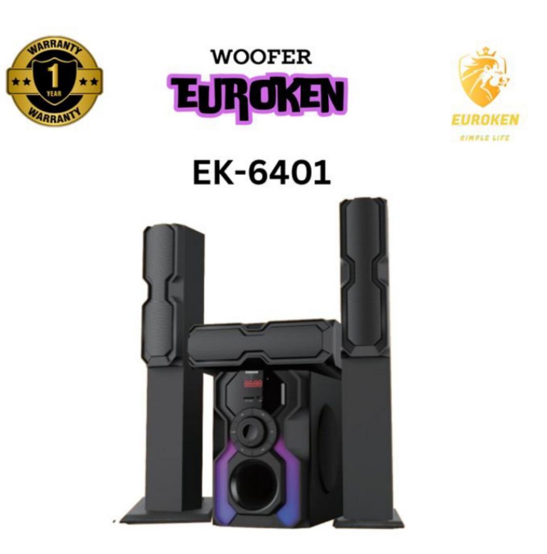 Euroken EK-6401 3.1CH DIGITILALISED HOME THEATRE SOUND SYSTEM BT/USB/FM 10000W PMPO