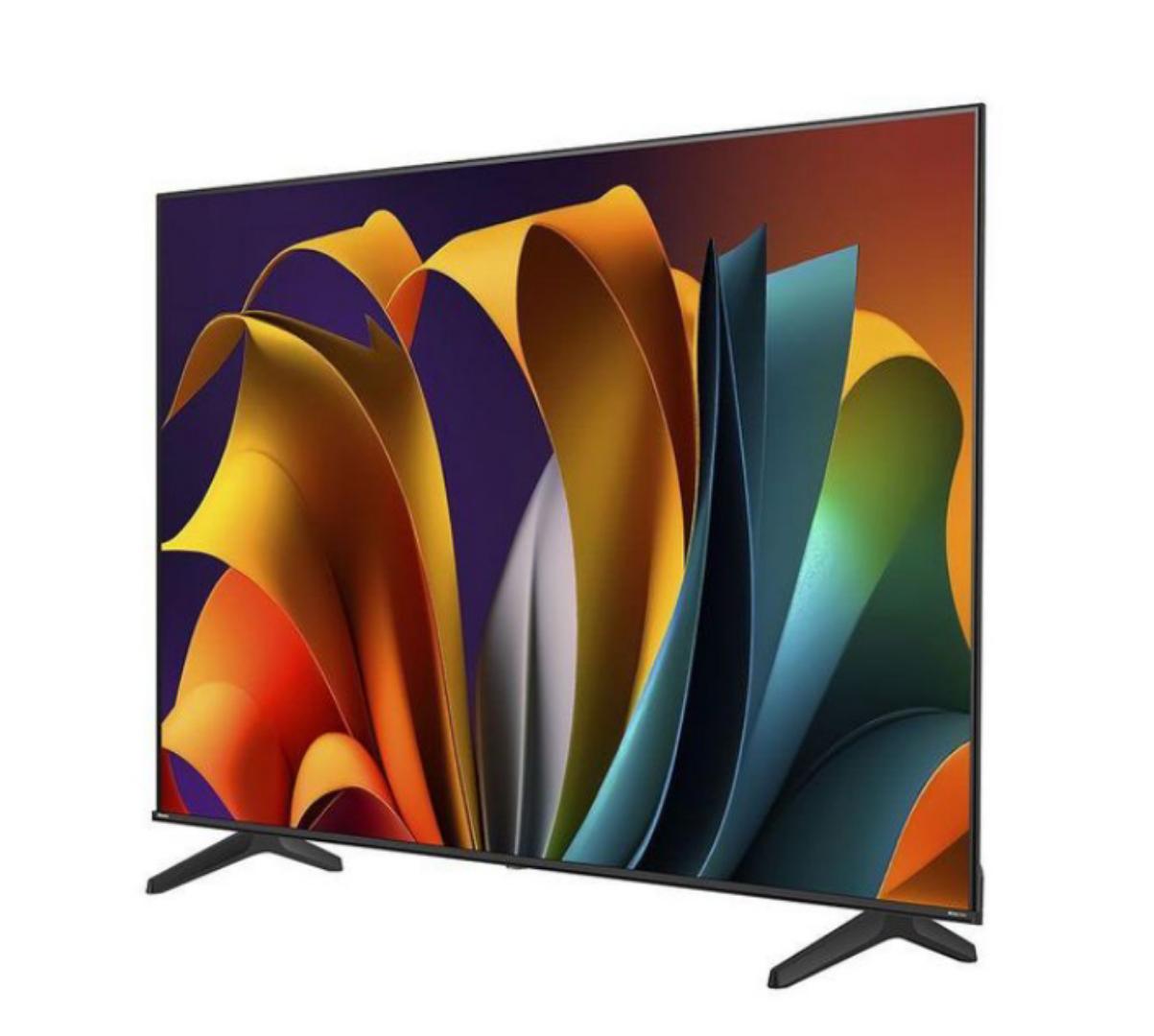 Hisense 58 INCH Smart 4k UHD Frameless TV - Black, YOUTUBE,NETFLIX, BLUETOOTH+Free wall bracket and Tv guard