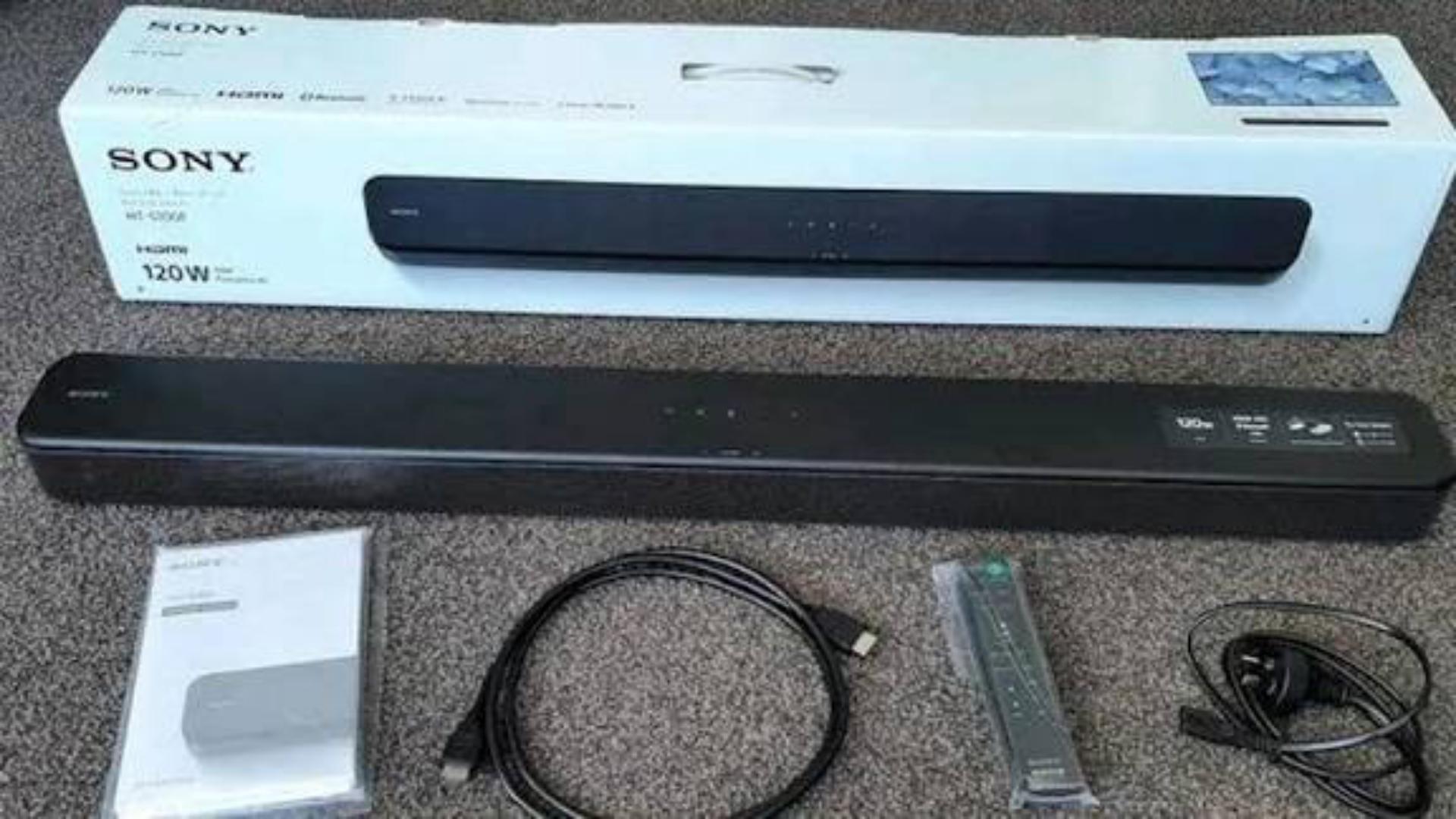 Sony HT-S100F 120W Wireless Single Soundbar with Bluetooth Clear & Powerful Sound Easy Setup, Deep Bass, Immersive Experience-1 YEAR WARRANTY