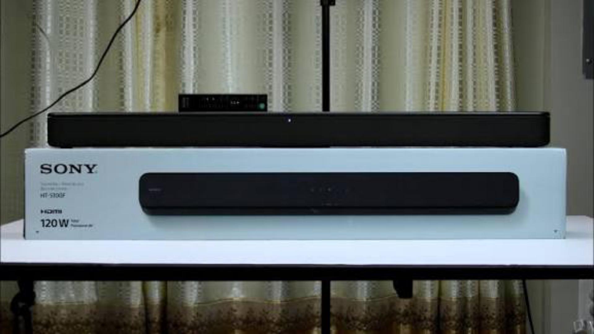 Sony HT-S100F 120W Wireless Single Soundbar with Bluetooth Clear & Powerful Sound Easy Setup, Deep Bass, Immersive Experience-1 YEAR WARRANTY