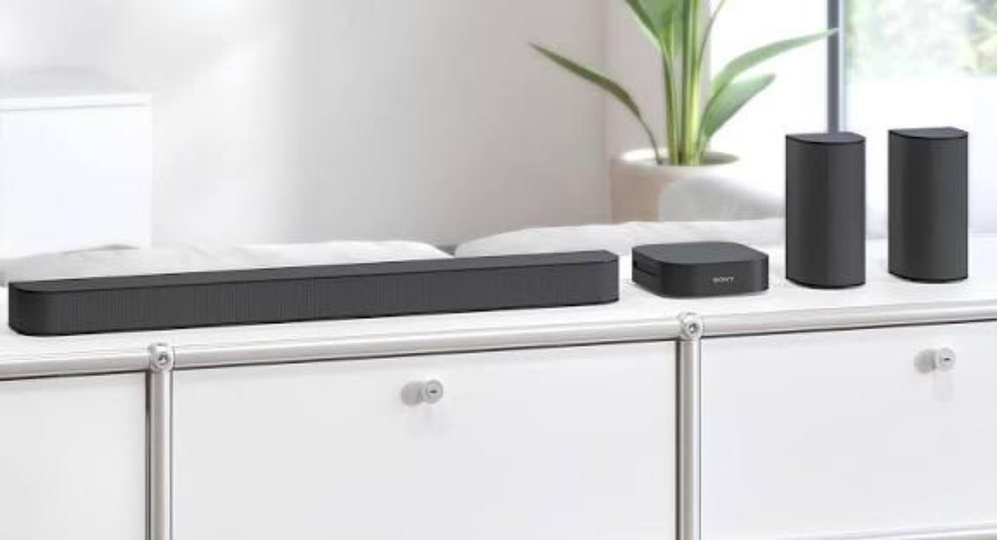 Sony HT-S60 Bravia Theatre System 6 Real 5.1ch 1000W,Dolby Atmos/DTS:X Soundbar Home Theatre with Powerful subwoofer & Wireless Rear Speakers,Voice Zoom3,BCA App, Bluetooth,HDMI eARC