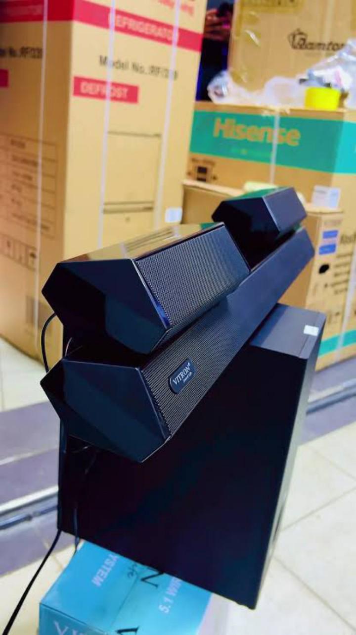 Vitron V535SB- 5.1ch Soundbar System With Bluetooth, Black