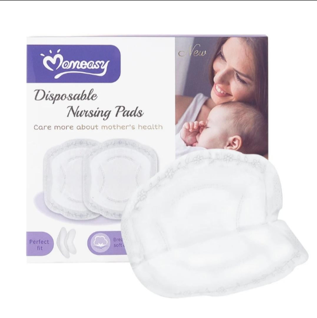 Momeasy Disposable Breast Pads – 36-Piece Ultra-Absorbent, Soft & Leak-Proof Nursing Pads for Breastfeeding Moms Individually Wrapped & Comfortable Fit